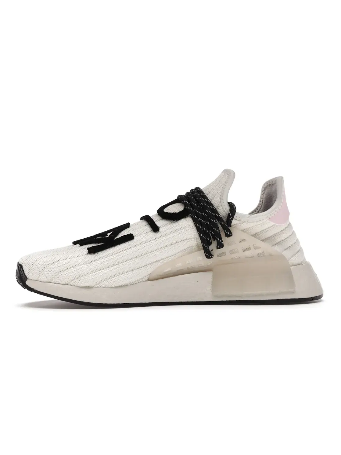 Мужские кроссовки lifestyle Adidas NMD Hu Pharrell Williams — изображение 3 из 4, кремовый/черный-розовый