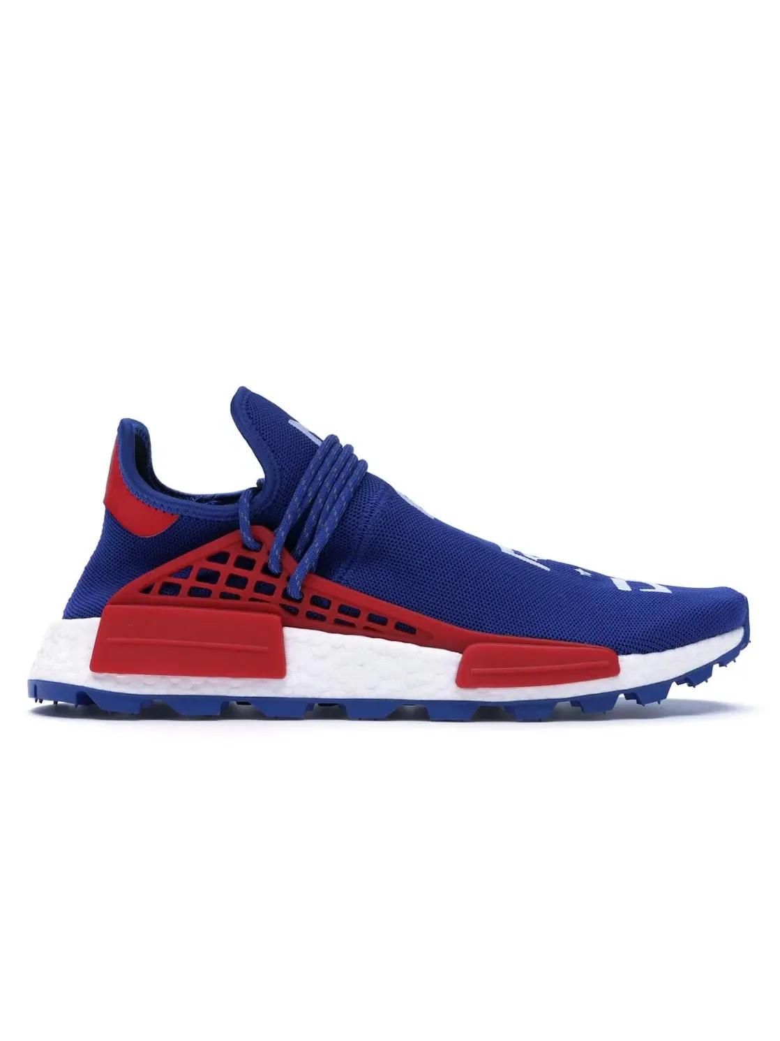 Мужские кроссовки с принтом Adidas NMD Hu — изображение 1 из 4, синий/белый/красный