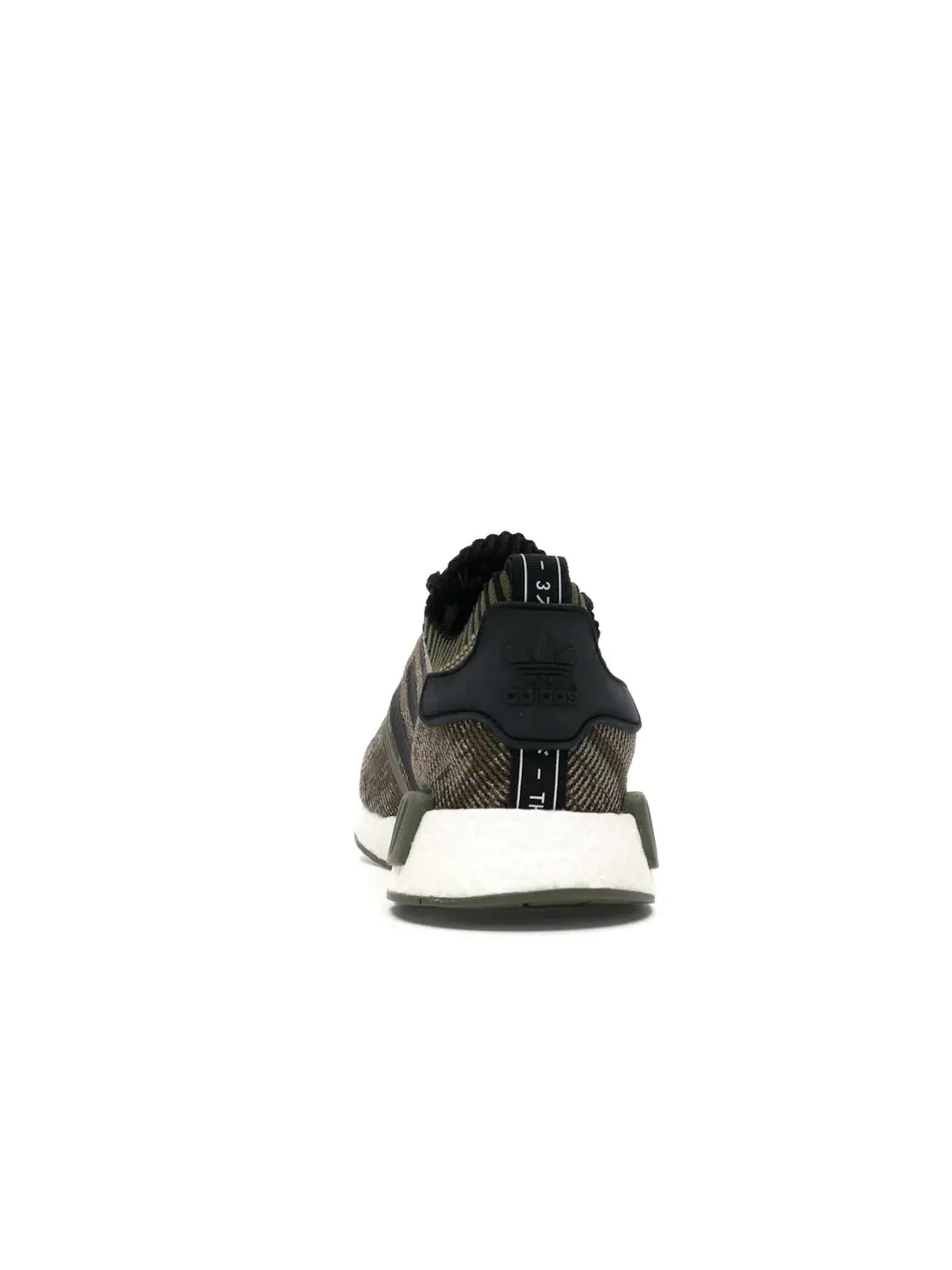 Мужские кроссовки с камуфляжным принтом Adidas NMD R1 — изображение 4 из 4, оливковый/черный/черный
