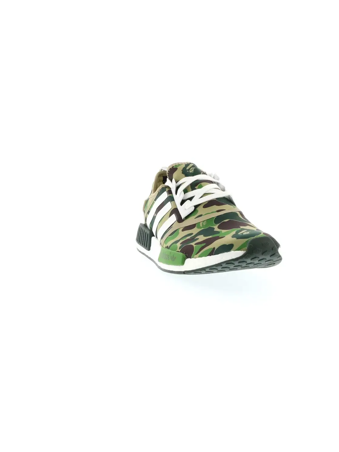 Мужские кроссовки Lifestyle с камуфляжным принтом Adidas NMD R1 — изображение 2 из 4, оливковый