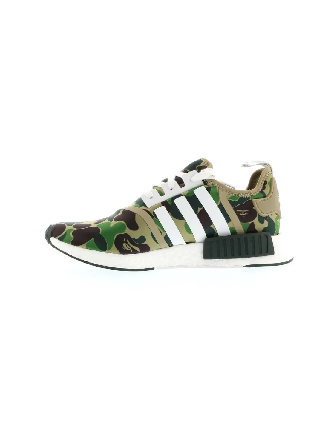 Мужские кроссовки Lifestyle с камуфляжным принтом Adidas NMD R1 — изображение 3 из 4, оливковый