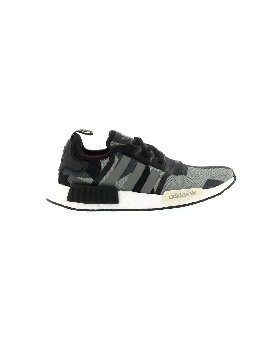 Мужские кроссовки lifestyle с камуфляжным принтом Adidas NMD R1 — изображение 1 из 4, черный черный белый