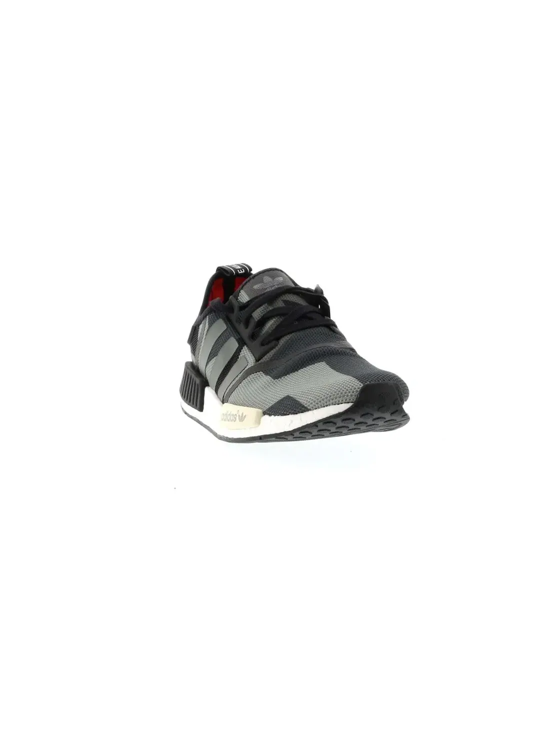 Мужские кроссовки lifestyle с камуфляжным принтом Adidas NMD R1 — изображение 2 из 4, черный черный белый