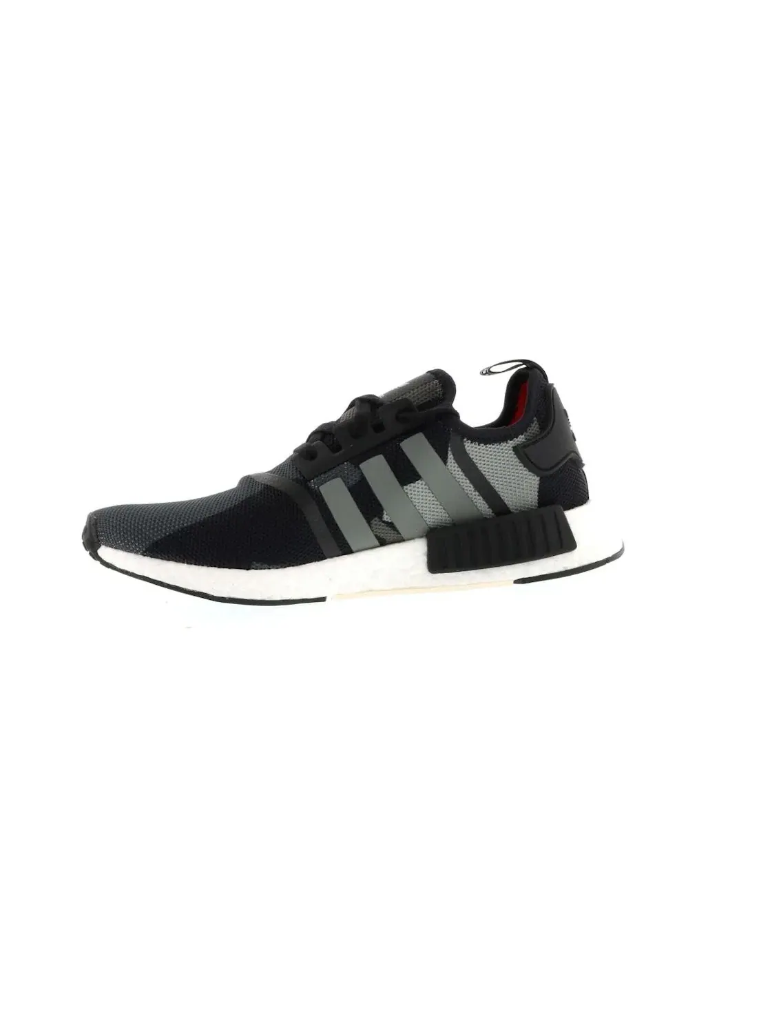 Мужские кроссовки lifestyle с камуфляжным принтом Adidas NMD R1 — изображение 3 из 4, черный черный белый