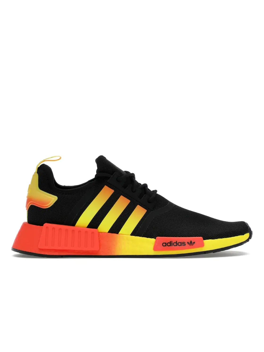 Мужские кроссовки Lifestyle с градиентом Adidas NMD R1 — изображение 1 из 4, черный/оранжевый/желтый