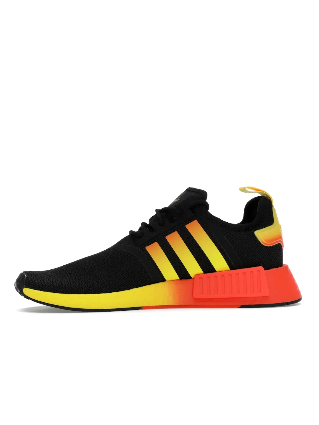 Мужские кроссовки Lifestyle с градиентом Adidas NMD R1 — изображение 3 из 4, черный/оранжевый/желтый