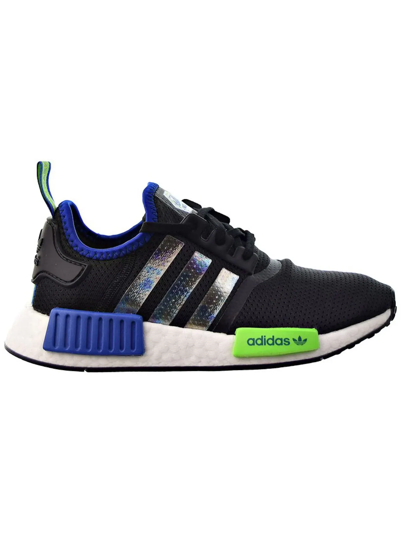 Детские кроссовки Lifestyle с принтом Adidas NMD R1 — изображение 1 из 1, черный//зеленый