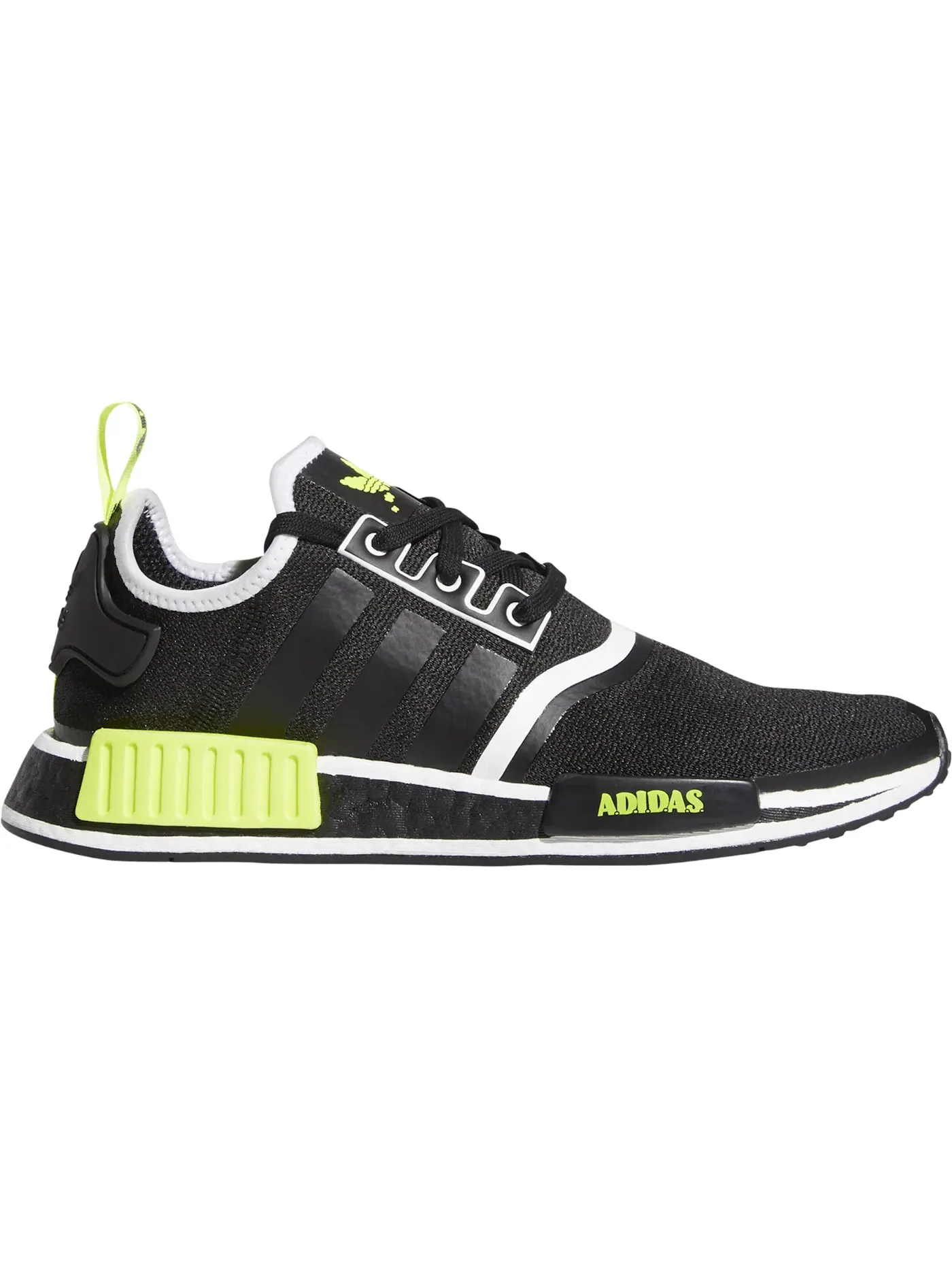 Мужские кроссовки lifestyle NMD R1 Adidas — изображение 1 из 1, черный/желтый/белый