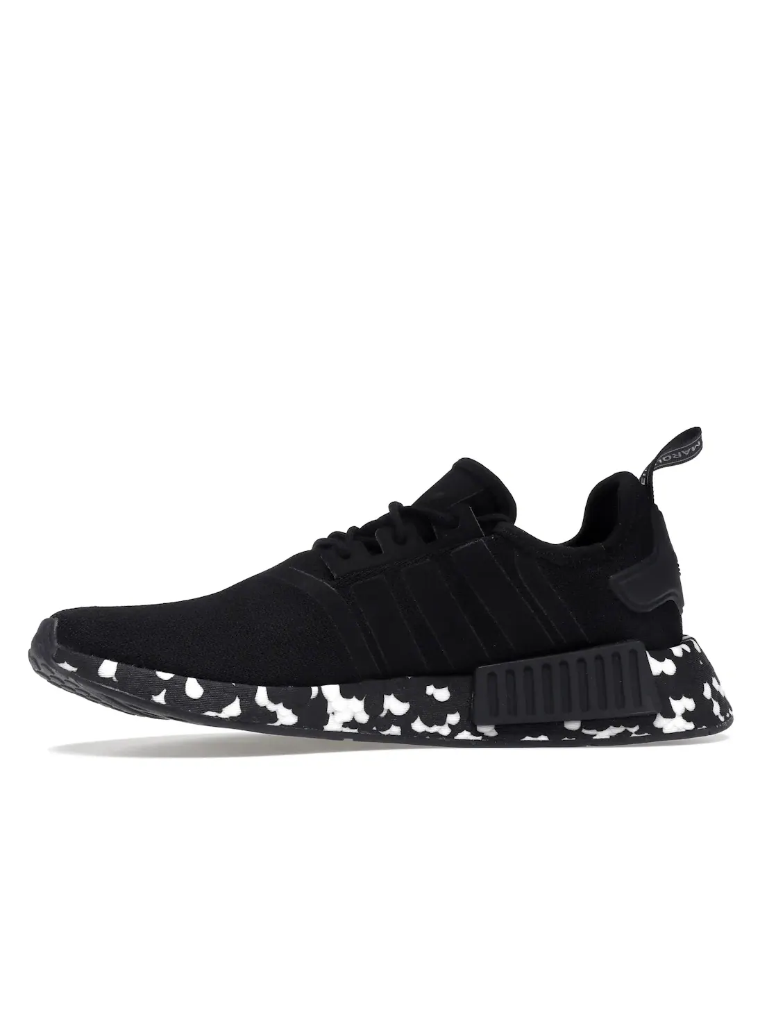 Мужские кроссовки с камуфляжным принтом Adidas NMD R1 — изображение 3 из 4, черный/черный/белый