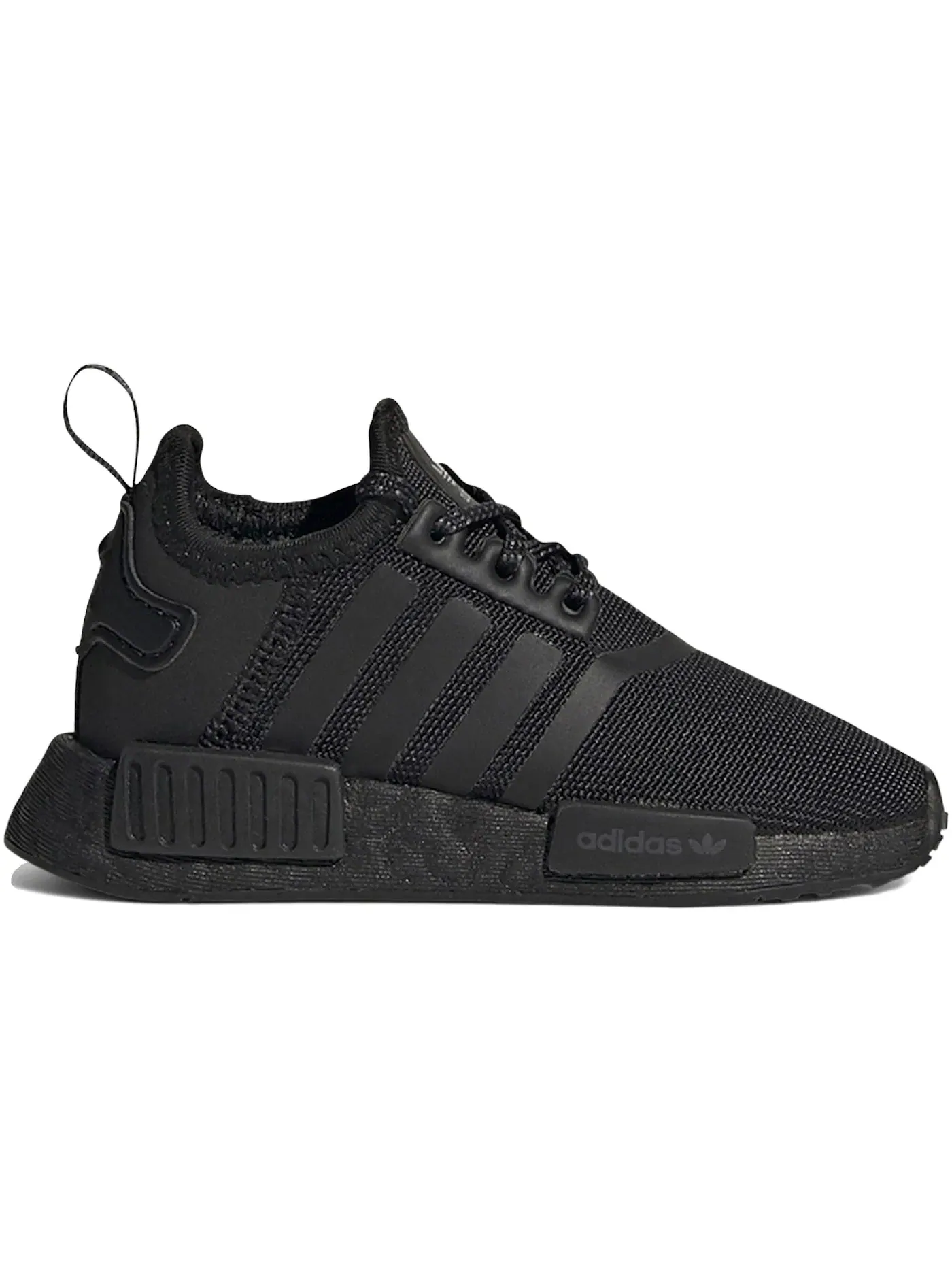 Детские кроссовки без шнуровки NMD R1 Adidas — изображение 1 из 1, черный черный серый