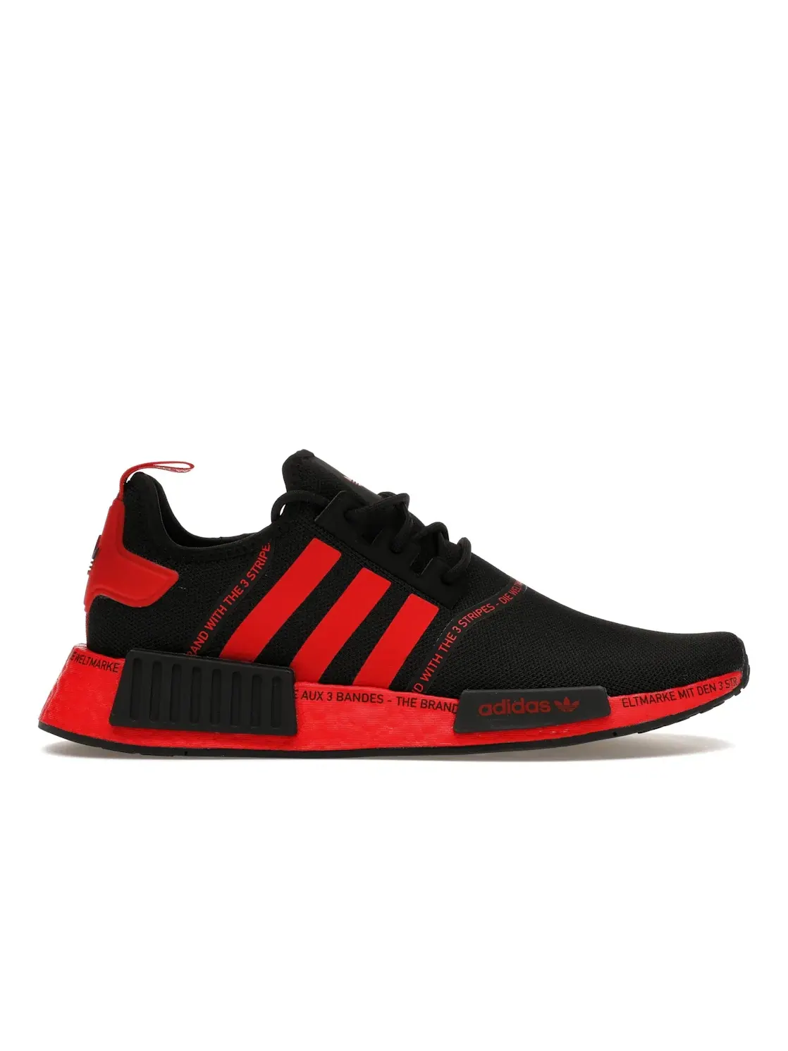 Мужские кроссовки Lifestyle Adidas NMD R1 — изображение 1 из 4, черный/красный/черный