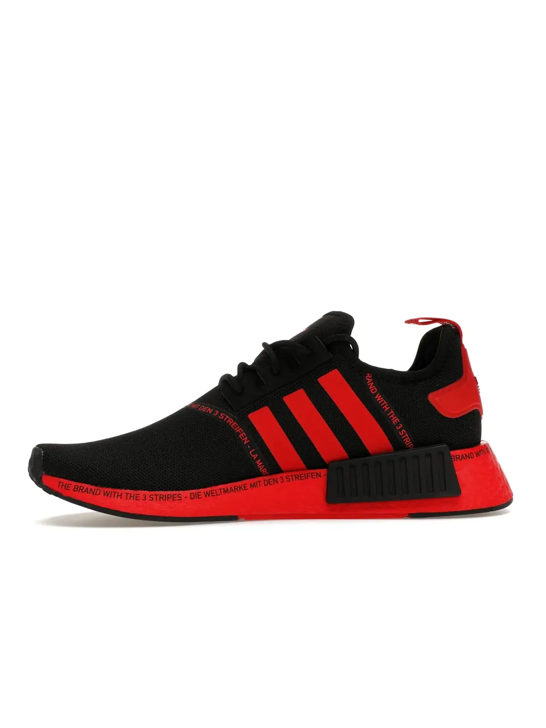 Мужские кроссовки Lifestyle Adidas NMD R1 — изображение 3 из 4, черный/красный/черный