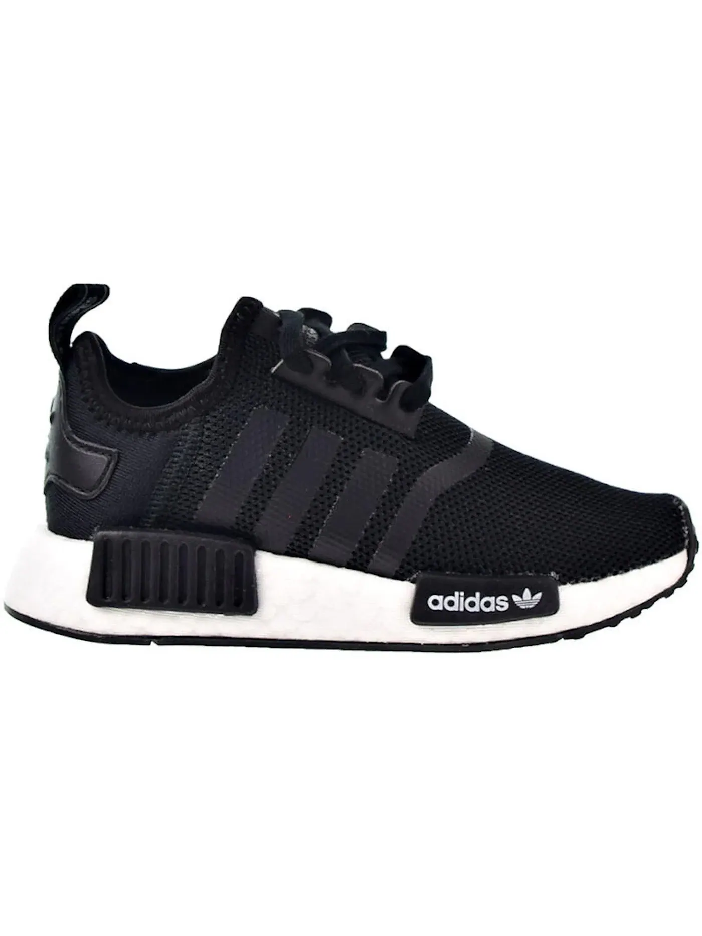 Детские кроссовки lifestyle с принтом Adidas NMD R1 — изображение 1 из 1, черный черный белый