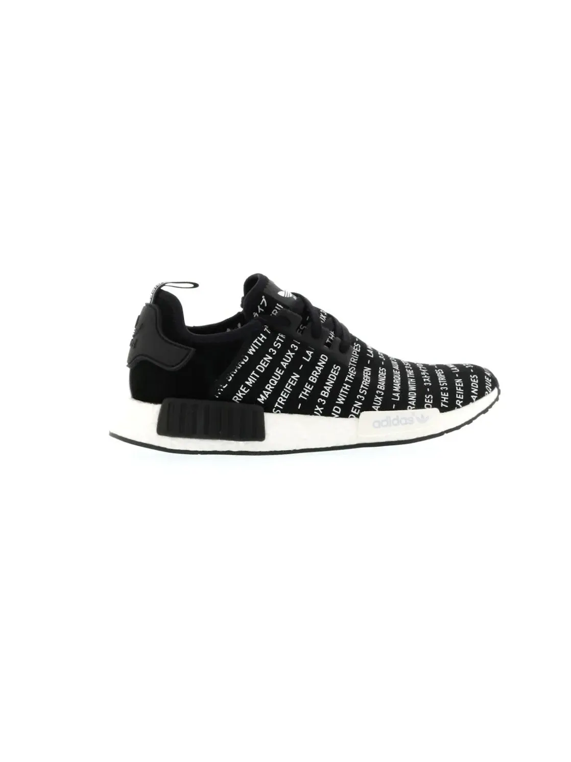 Мужские кроссовки Lifestyle с амортизацией Adidas NMD R1 — изображение 1 из 4, черный/черный/белый