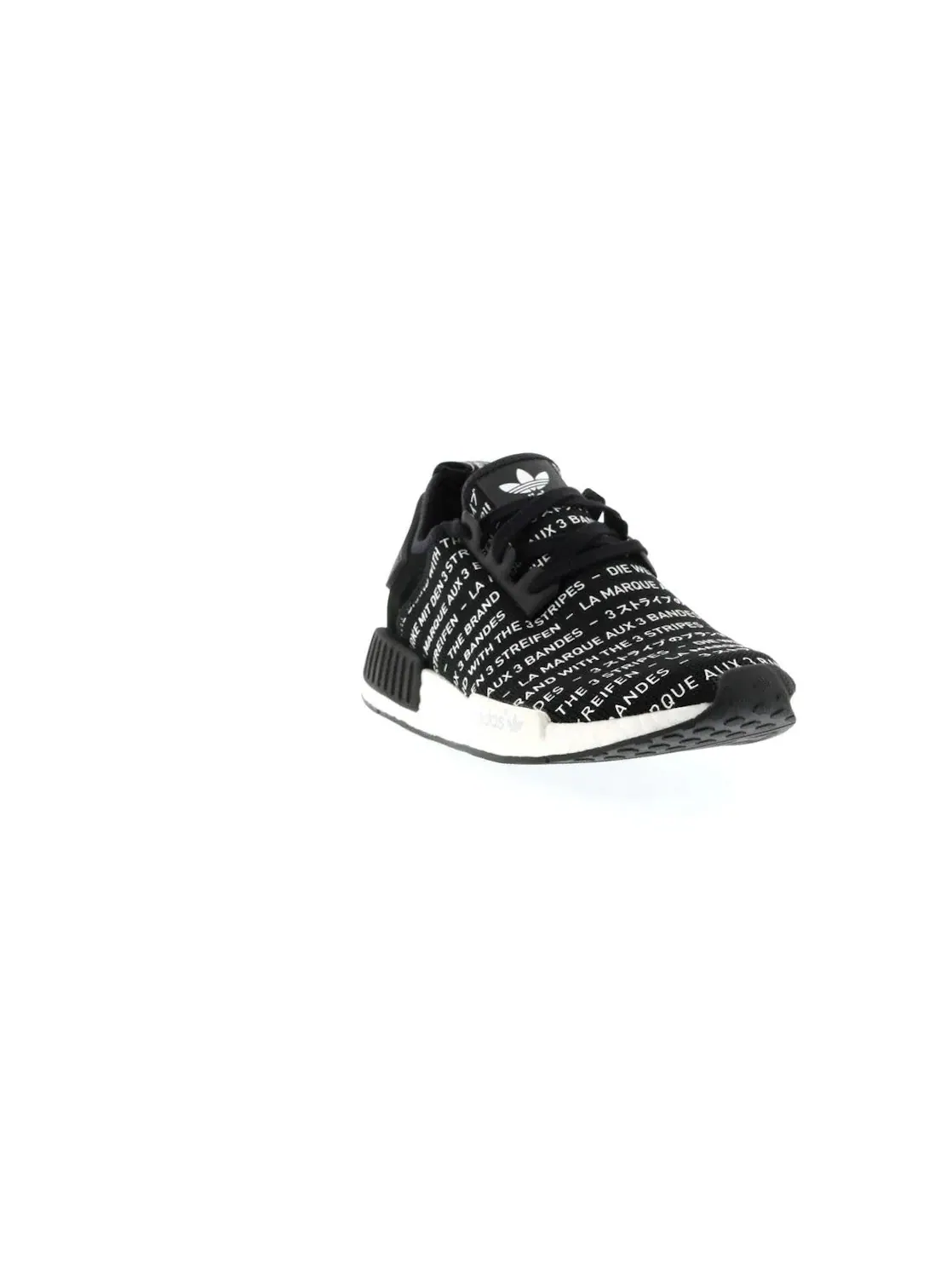 Мужские кроссовки Lifestyle с амортизацией Adidas NMD R1 — изображение 2 из 4, черный/черный/белый