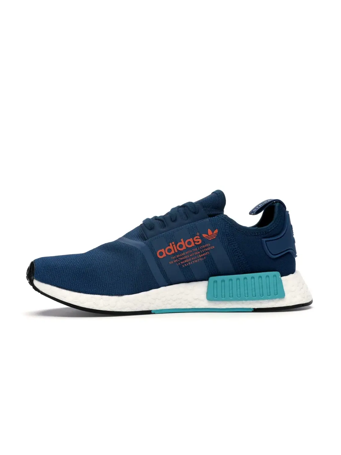 Мужские кроссовки Lifestyle с принтом Adidas NMD R1 — изображение 3 из 4, синий оранжевый