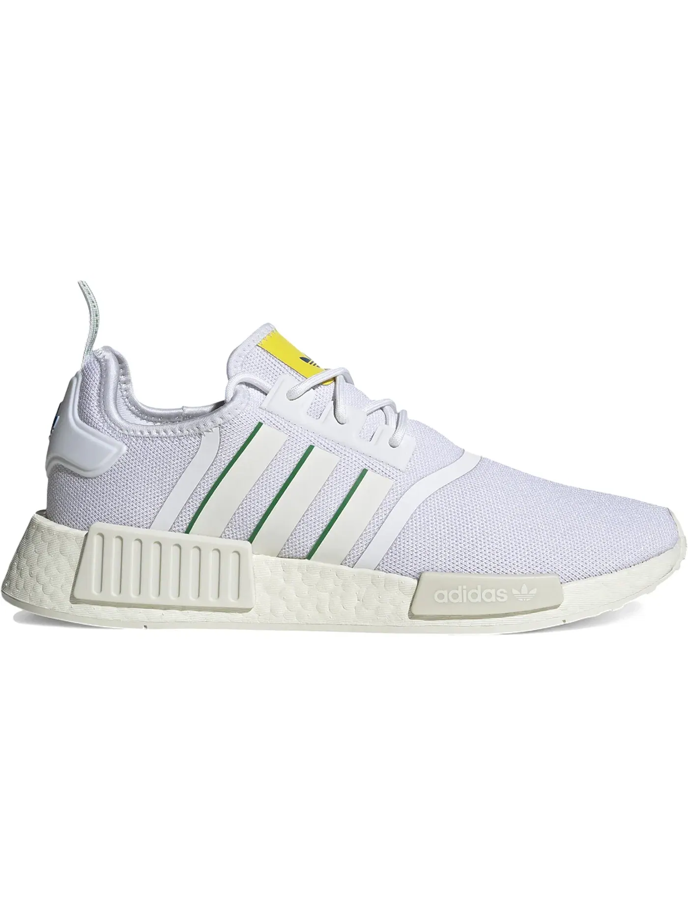 Мужские кроссовки Lifestyle Adidas NMD R1 — изображение 1 из 1, белый/белый/зеленый