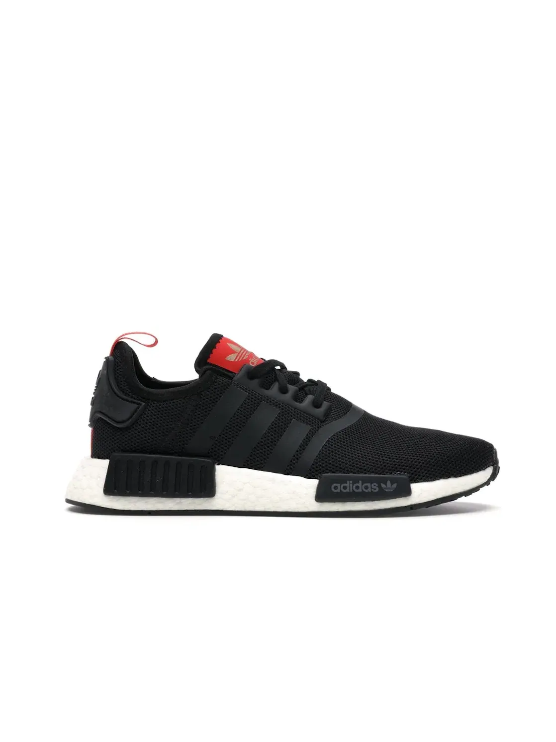 Детские кроссовки lifestyle с принтом Adidas NMD R1 — изображение 1 из 4, черный/черный/-красный