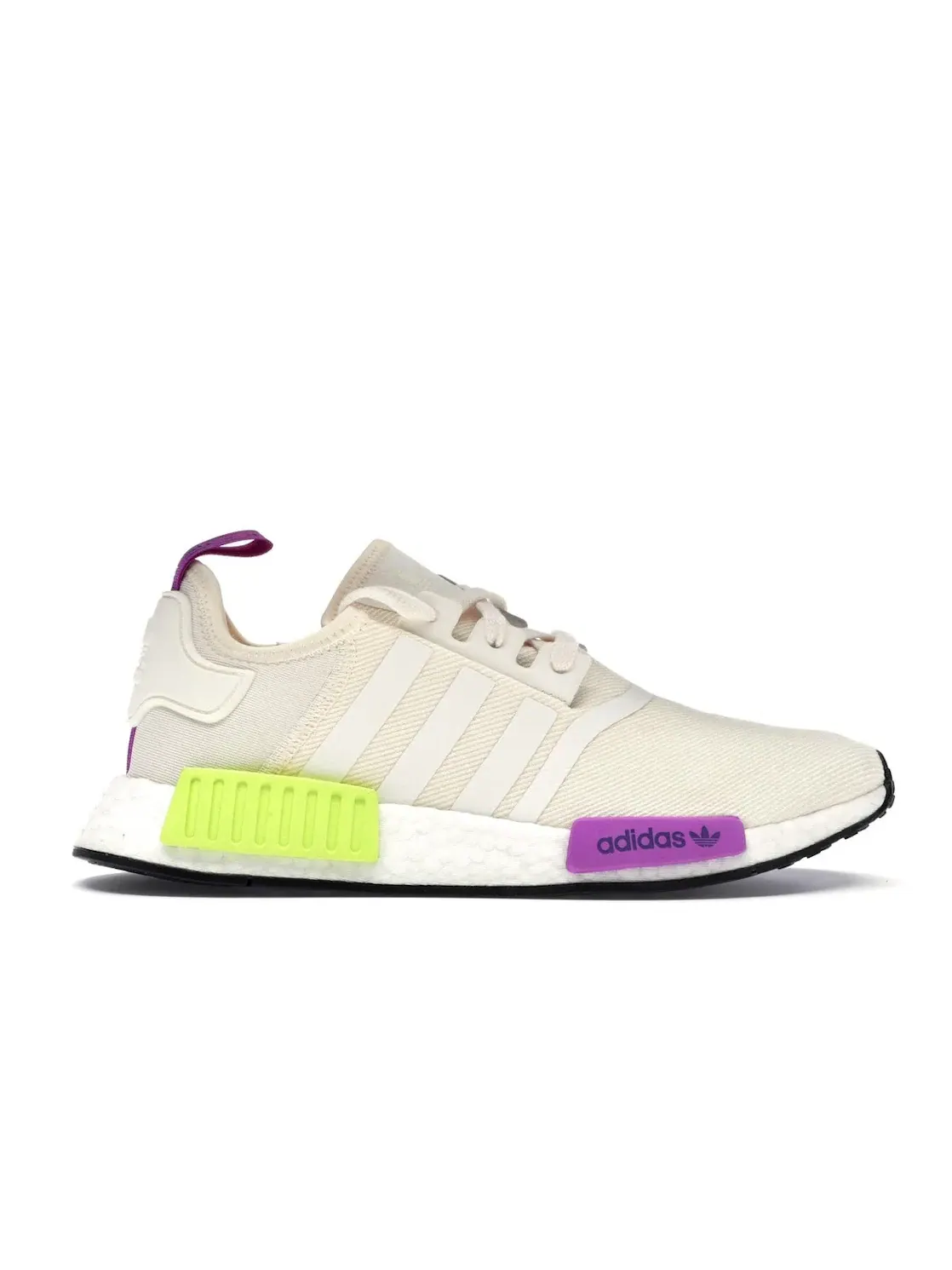 Мужские кроссовки для повседневной носки Adidas NMD R1 — изображение 1 из 4, белый/белый/желтый