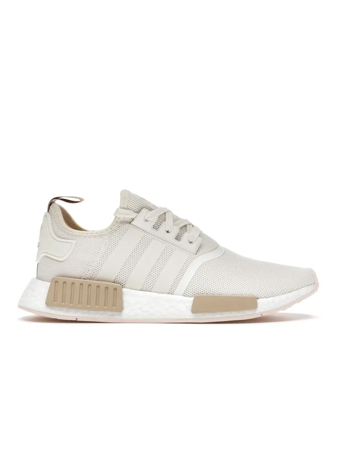 Женские кроссовки lifestyle с монограммой Adidas NMD R1 — изображение 1 из 4, белый/белый