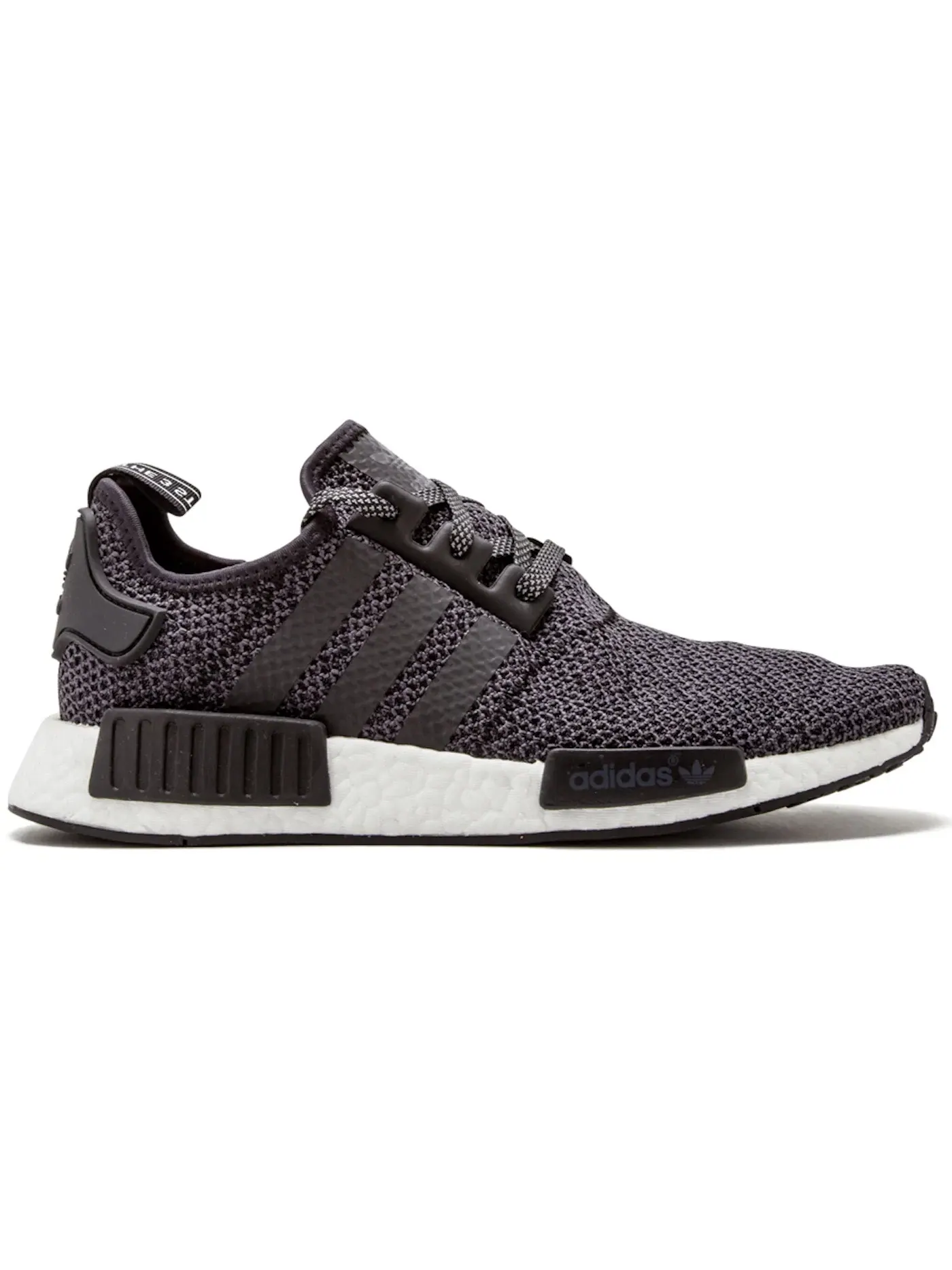 Мужские кроссовки Lifestyle с принтом Adidas NMD R1 — изображение 1 из 1, черный/черный/белый