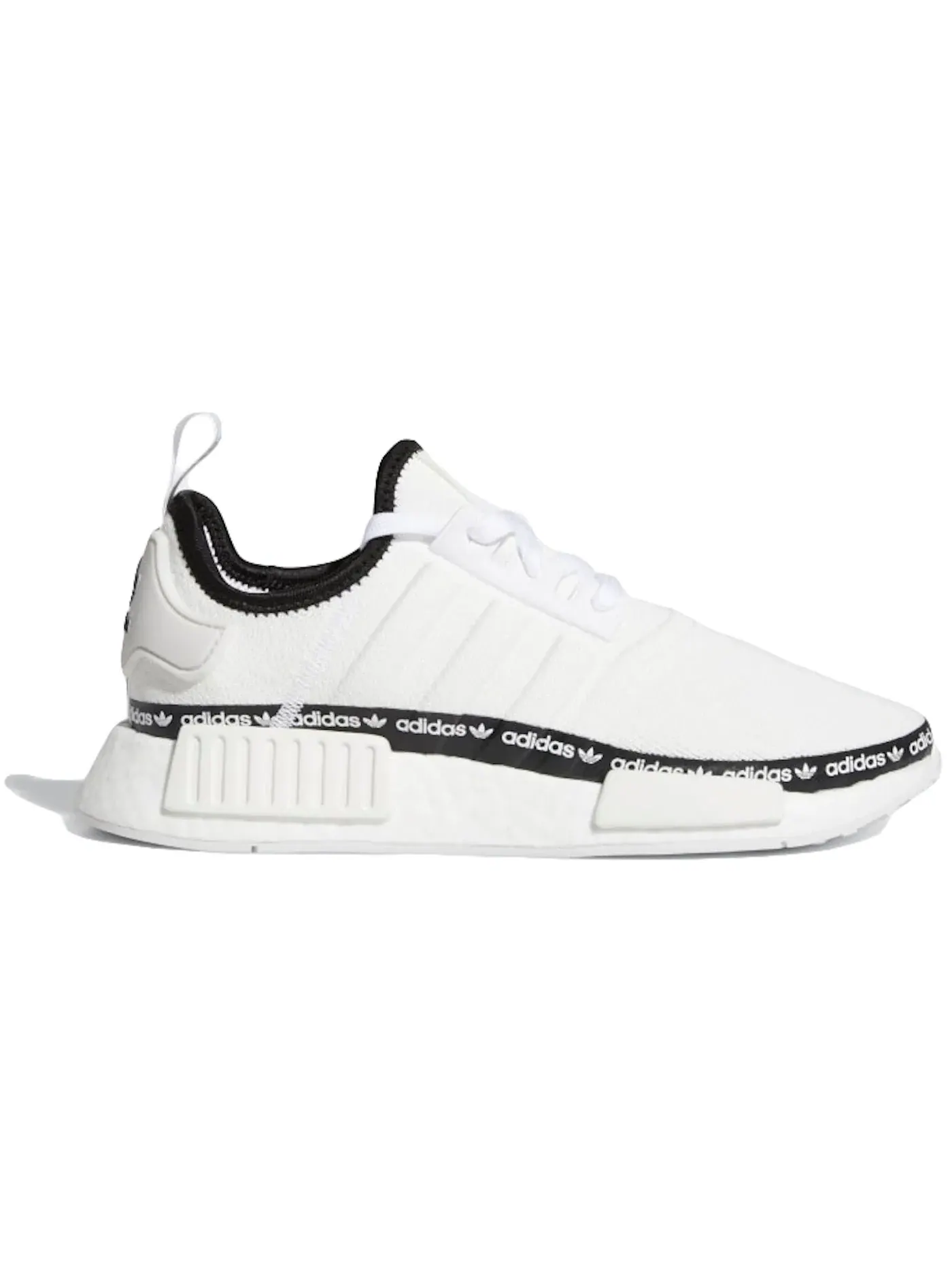 Женские кроссовки Lifestyle с технологией Boost Adidas NMD R1 — изображение 1 из 1, белый/белый/черный
