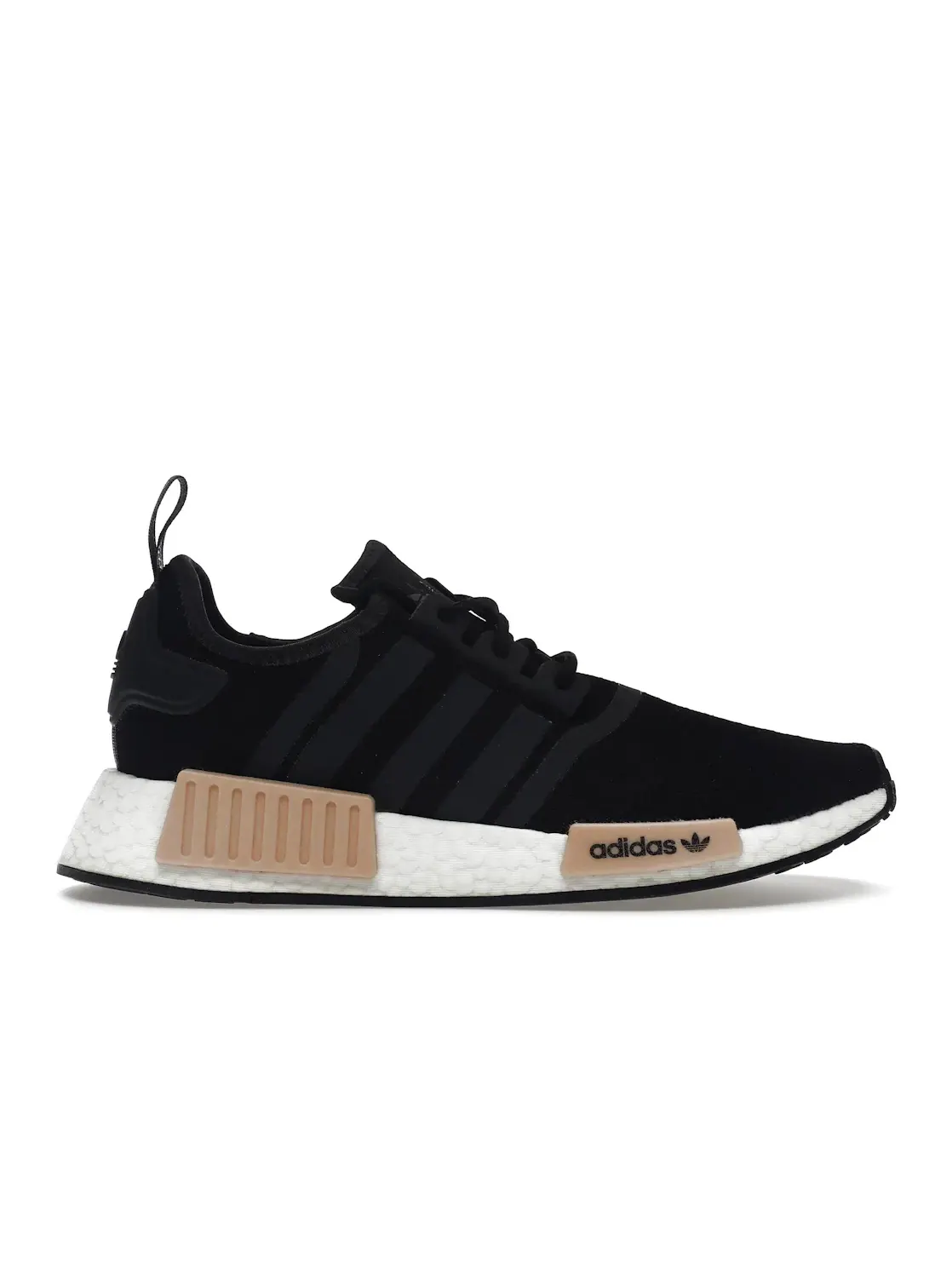 Женские кроссовки для повседневной носки Adidas NMD R1 — изображение 1 из 4, черный//белый