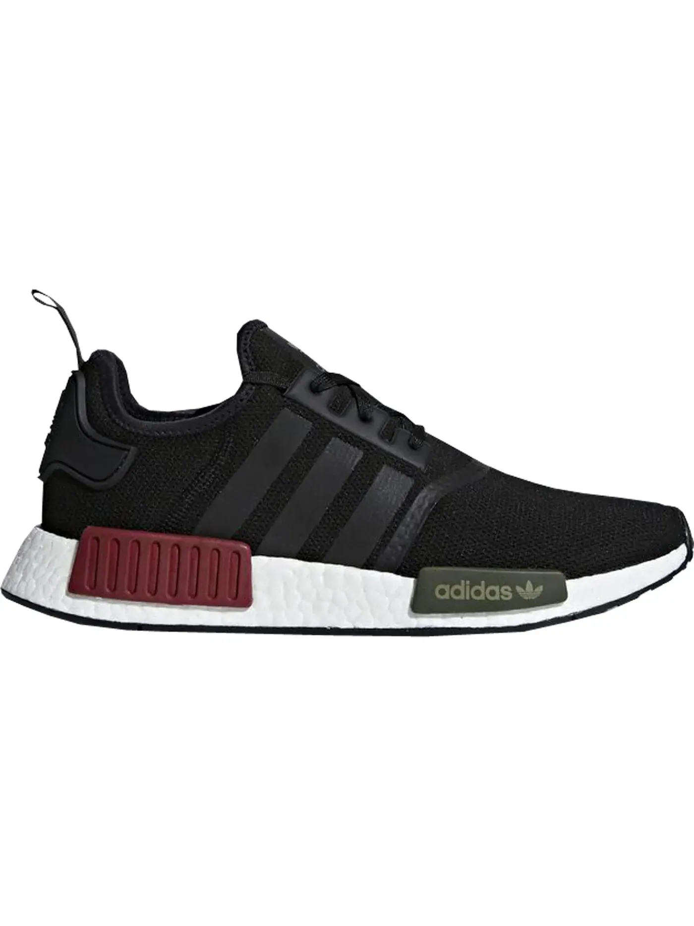 Мужские кроссовки Lifestyle с принтом Adidas NMD R1 — изображение 1 из 1, черный/бордовый