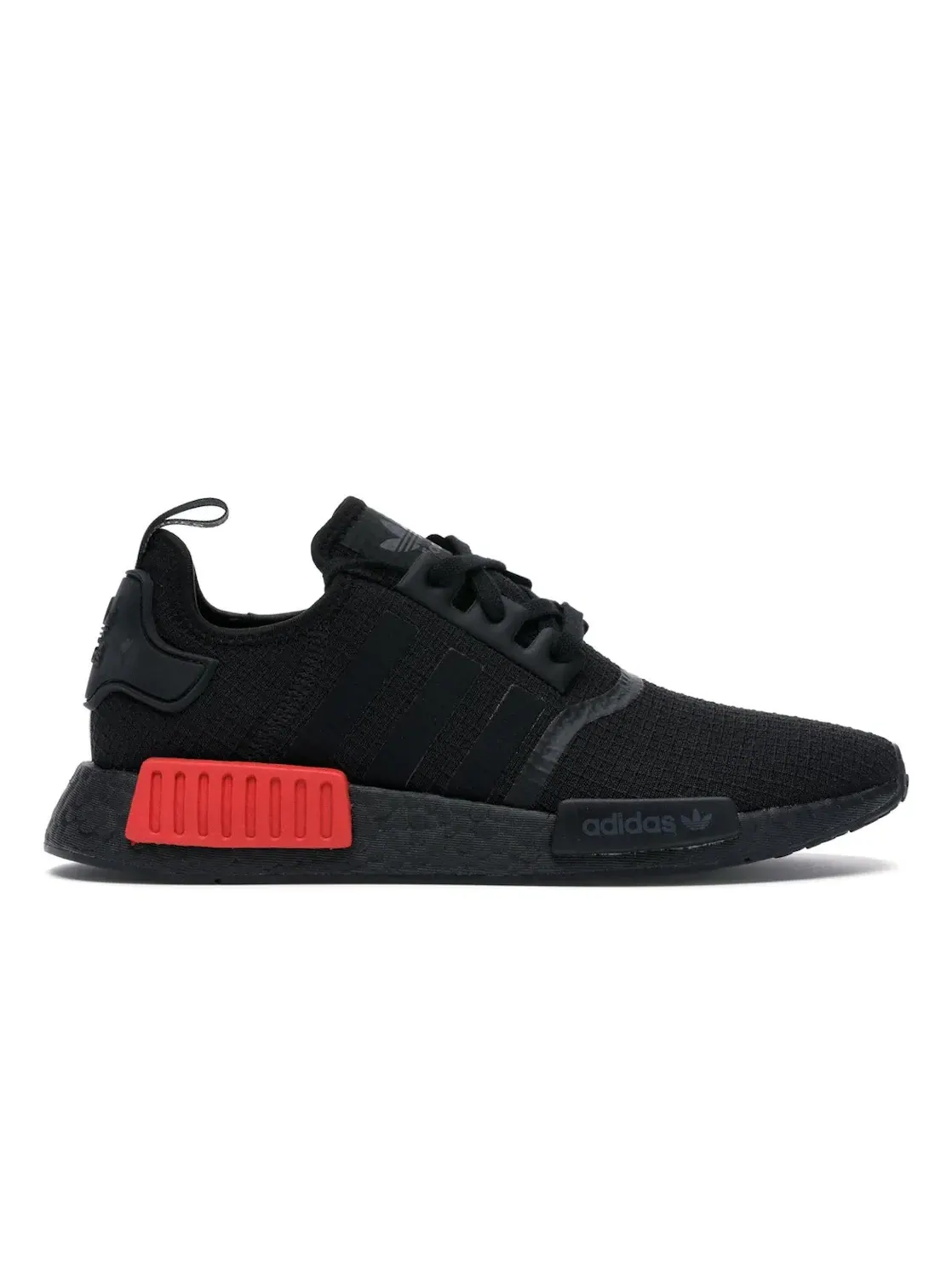 Мужские кроссовки lifestyle с верхом из сетки Adidas NMD R1 — изображение 1 из 4, черный/черный/красный