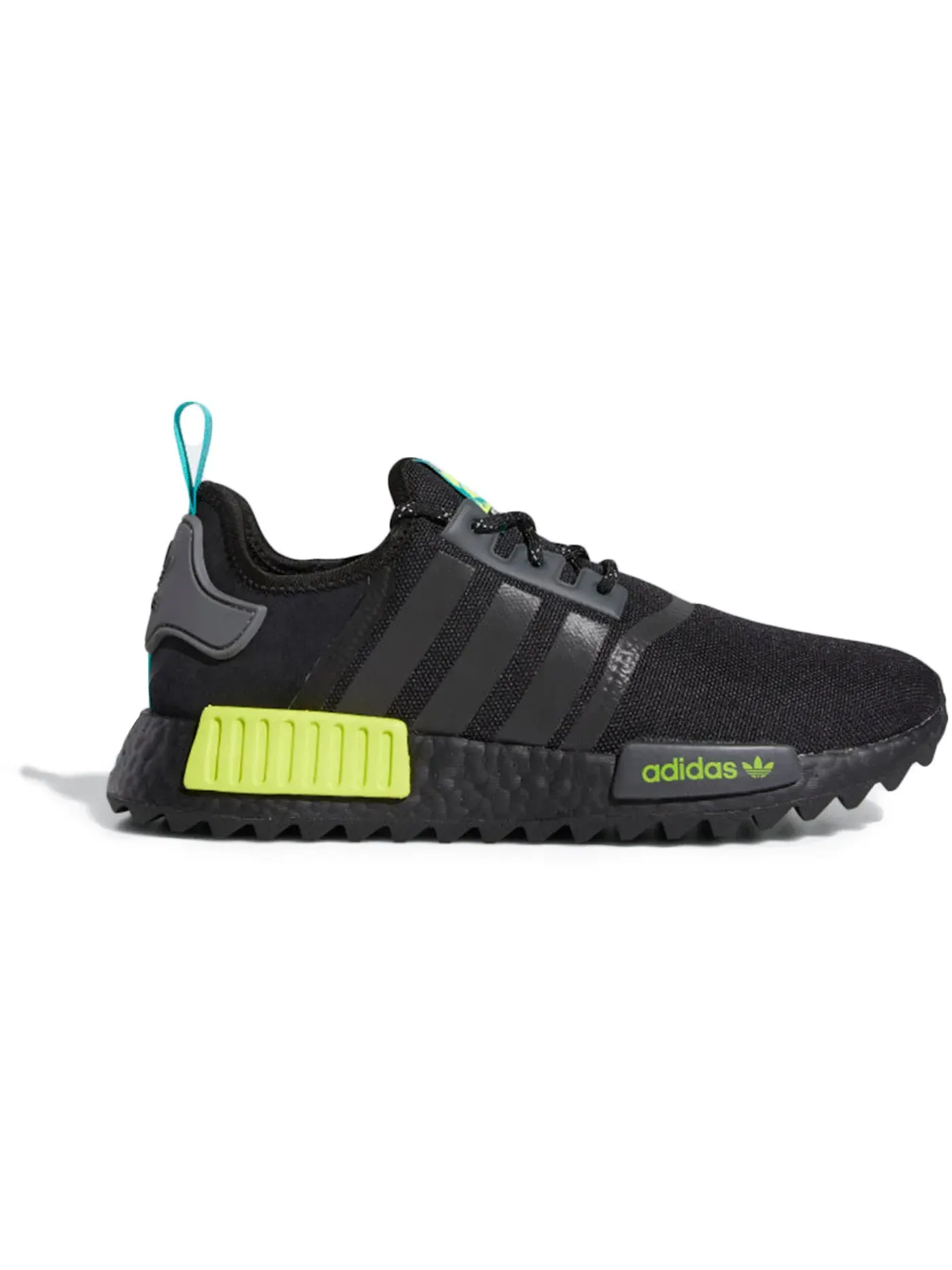 Мужские кроссовки Lifestyle с принтом Adidas NMD R1 — изображение 1 из 1, черный/синий/желтый