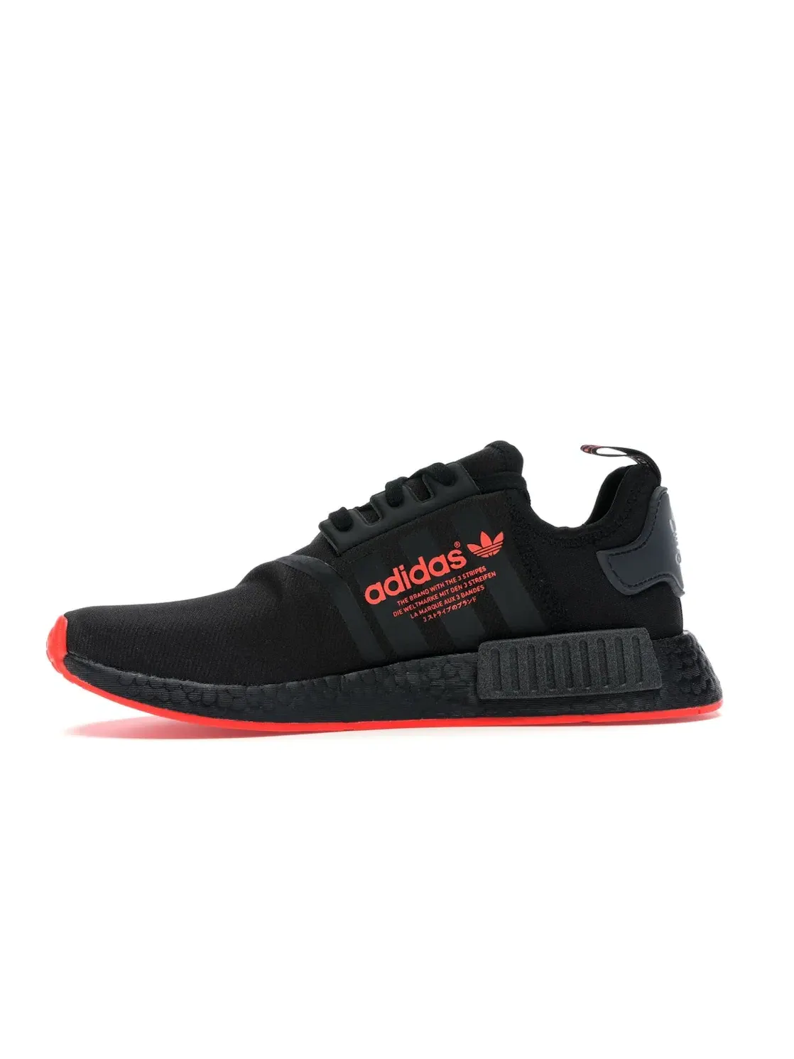 Мужские кроссовки Lifestyle с принтом Adidas NMD R1 — изображение 3 из 4, черный/черный/красный