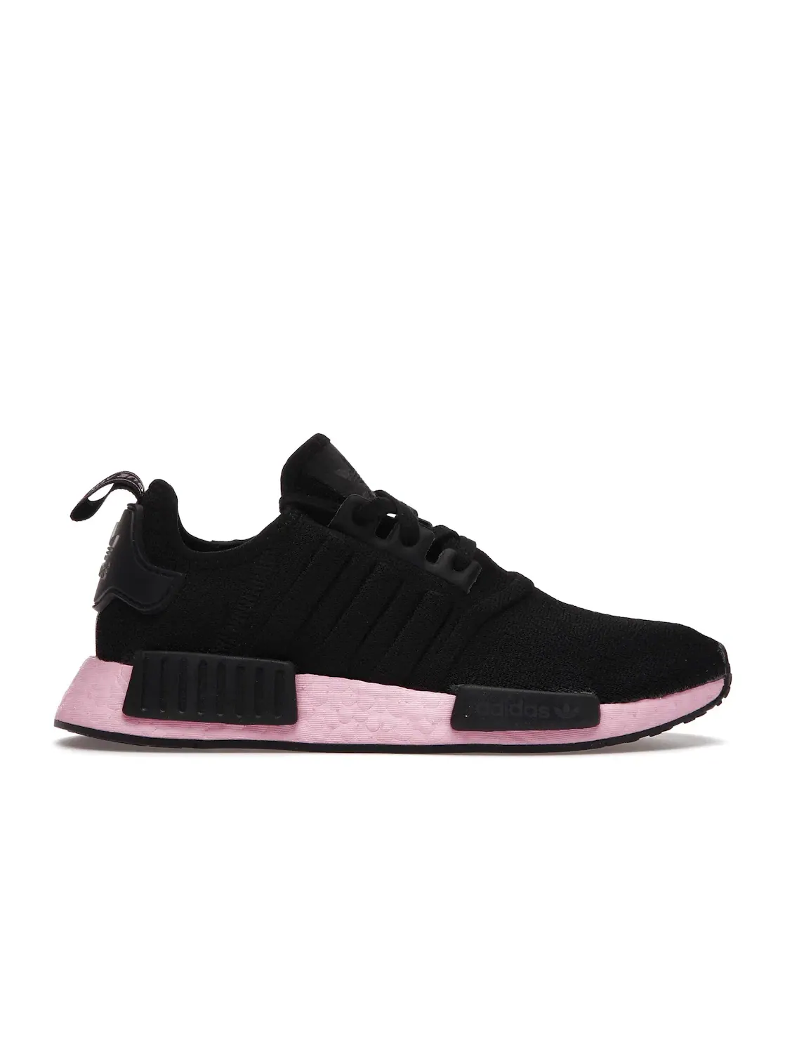 Женские кроссовки для повседневной носки Adidas NMD_R1 — изображение 1 из 4, черный/розовый