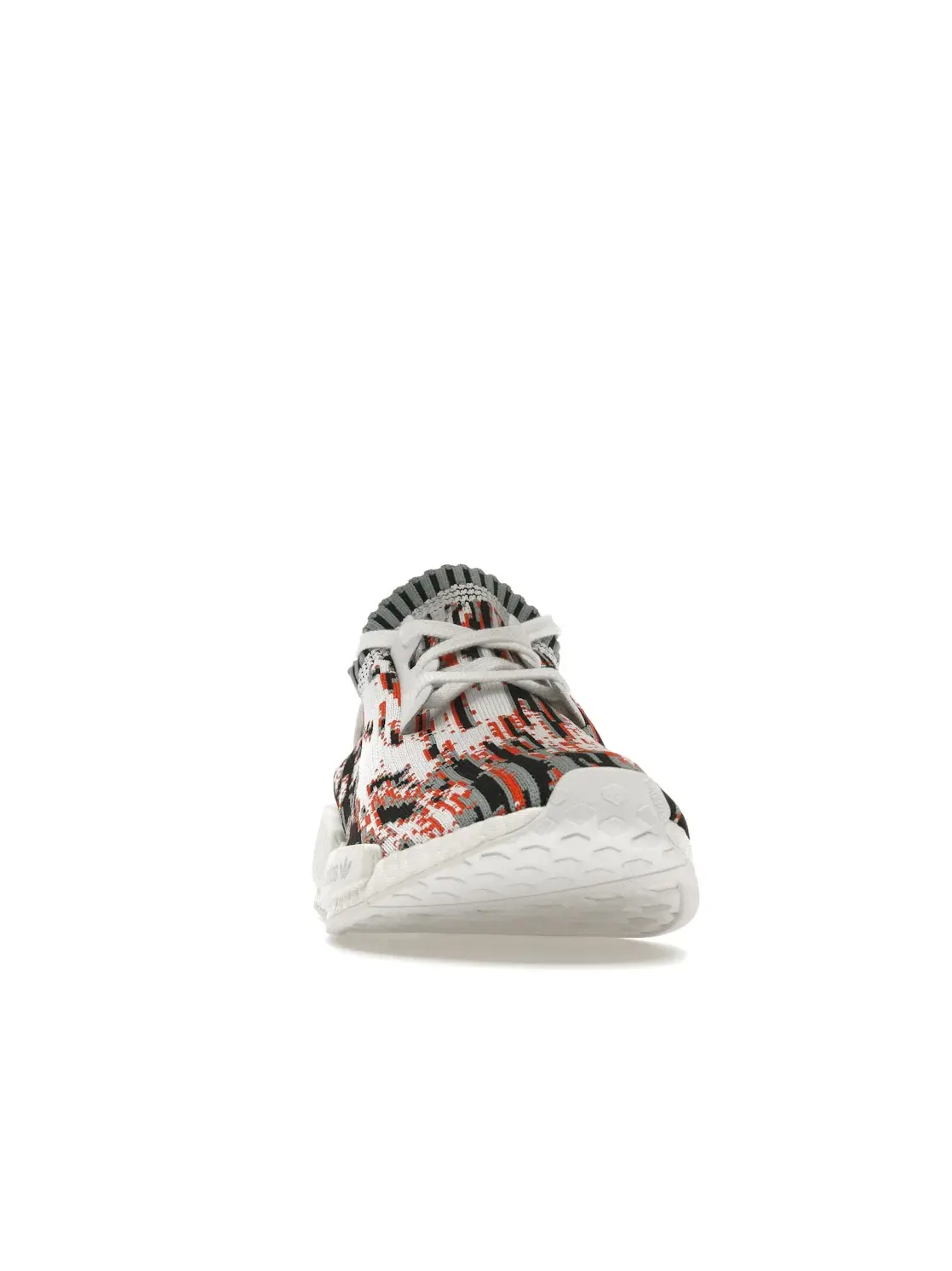 Мужские кроссовки Lifestyle с принтом Datamosh Adidas NMD R1 — изображение 2 из 4, белый//оранжевый