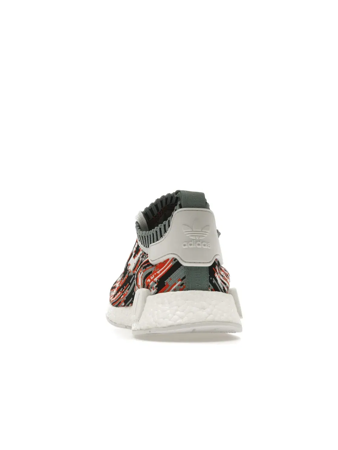 Мужские кроссовки Lifestyle с принтом Datamosh Adidas NMD R1 — изображение 4 из 4, белый//оранжевый