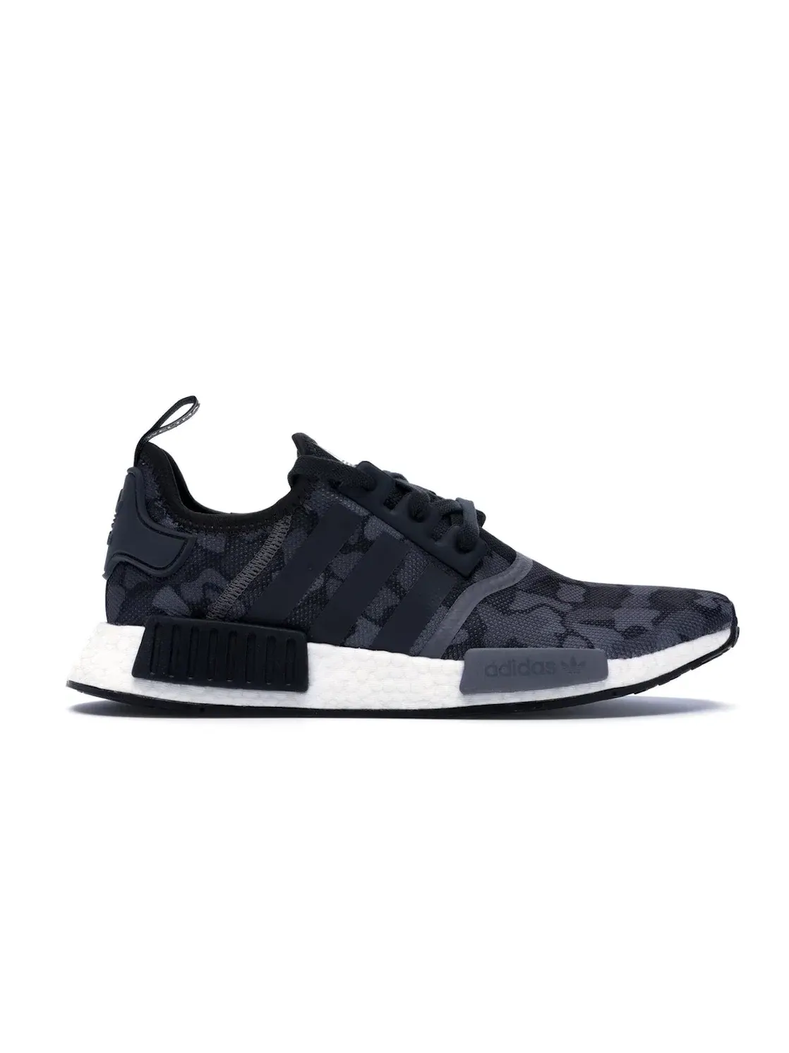 Мужские кроссовки Lifestyle с камуфляжным принтом Adidas NMD R1 — изображение 1 из 4, черный/серый/серый