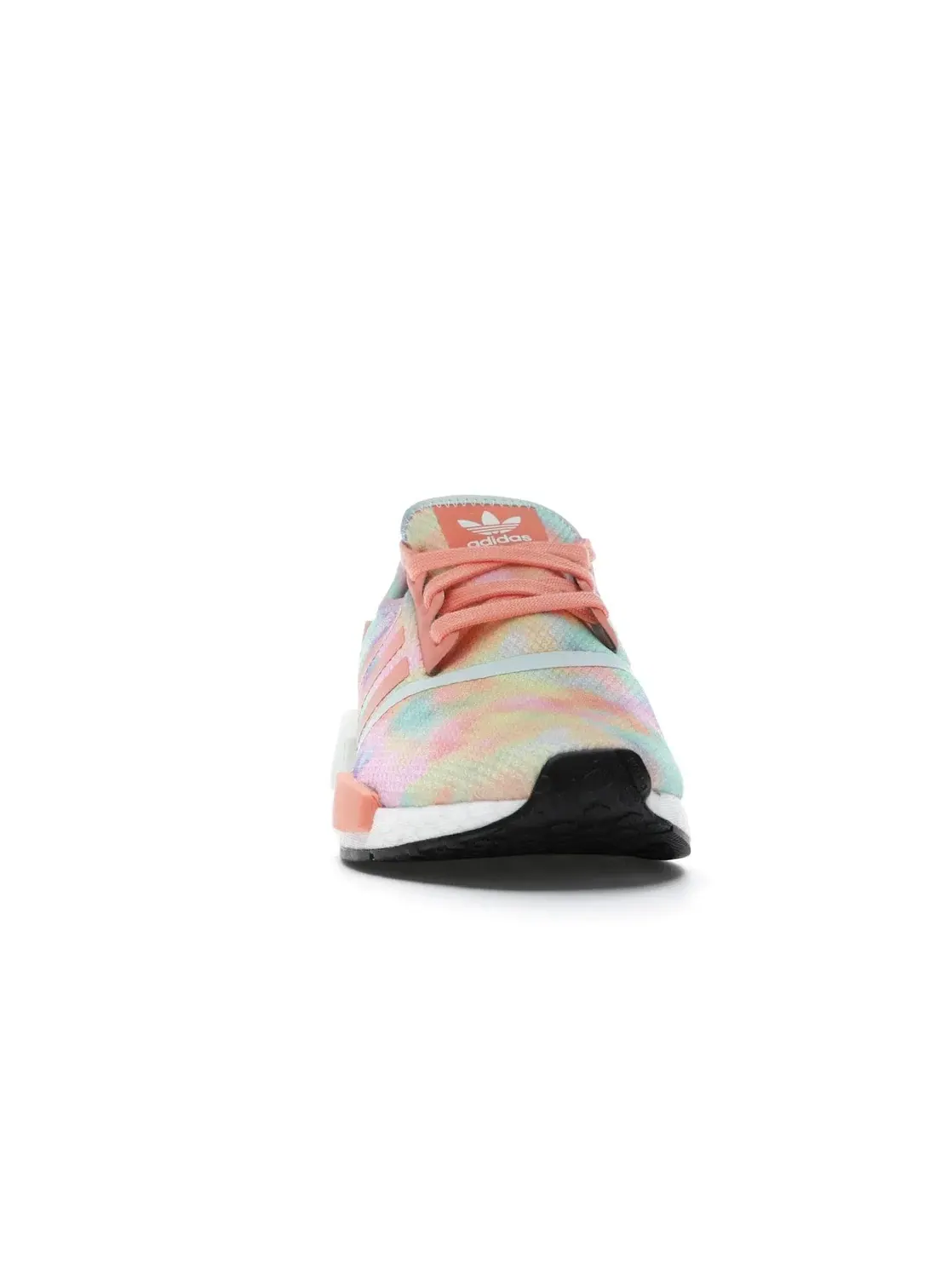 Женские кроссовки с принтом tie-dye Adidas NMD R1 — изображение 2 из 4, зеленый