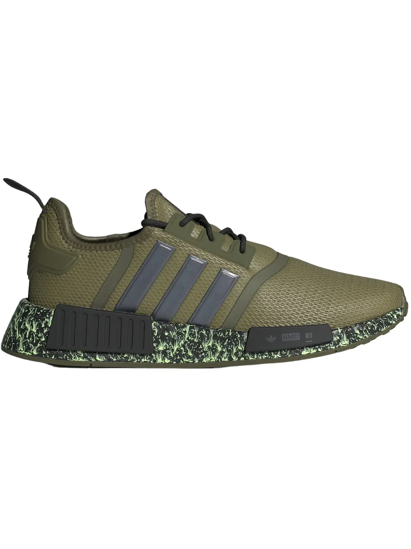Мужские кроссовки Lifestyle с технологией NMD R1 Adidas — изображение 1 из 1, оливковый черный зеленый