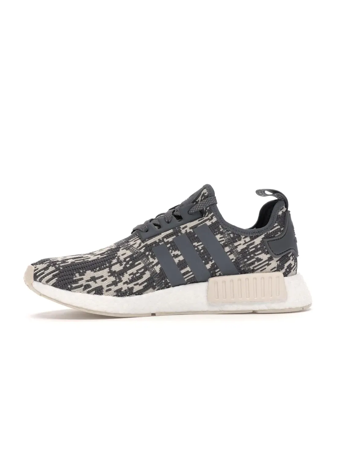 Мужские кроссовки с принтом Adidas NMD R1 — изображение 3 из 4, серый белый