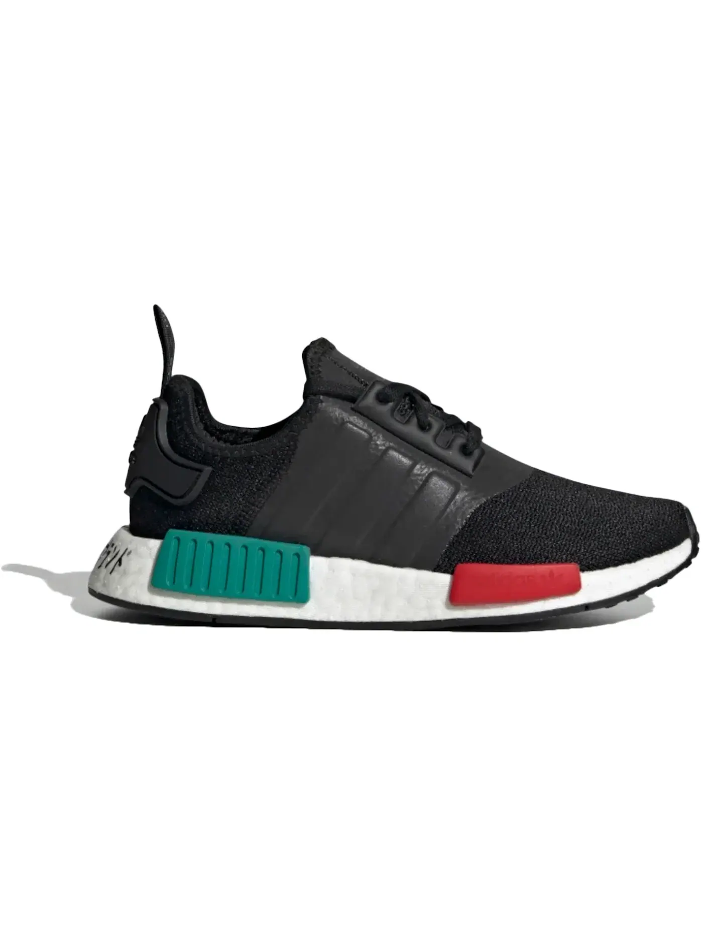 Детские кроссовки Lifestyle Adidas NMD R1 — изображение 1 из 1, черный/зеленый/красный