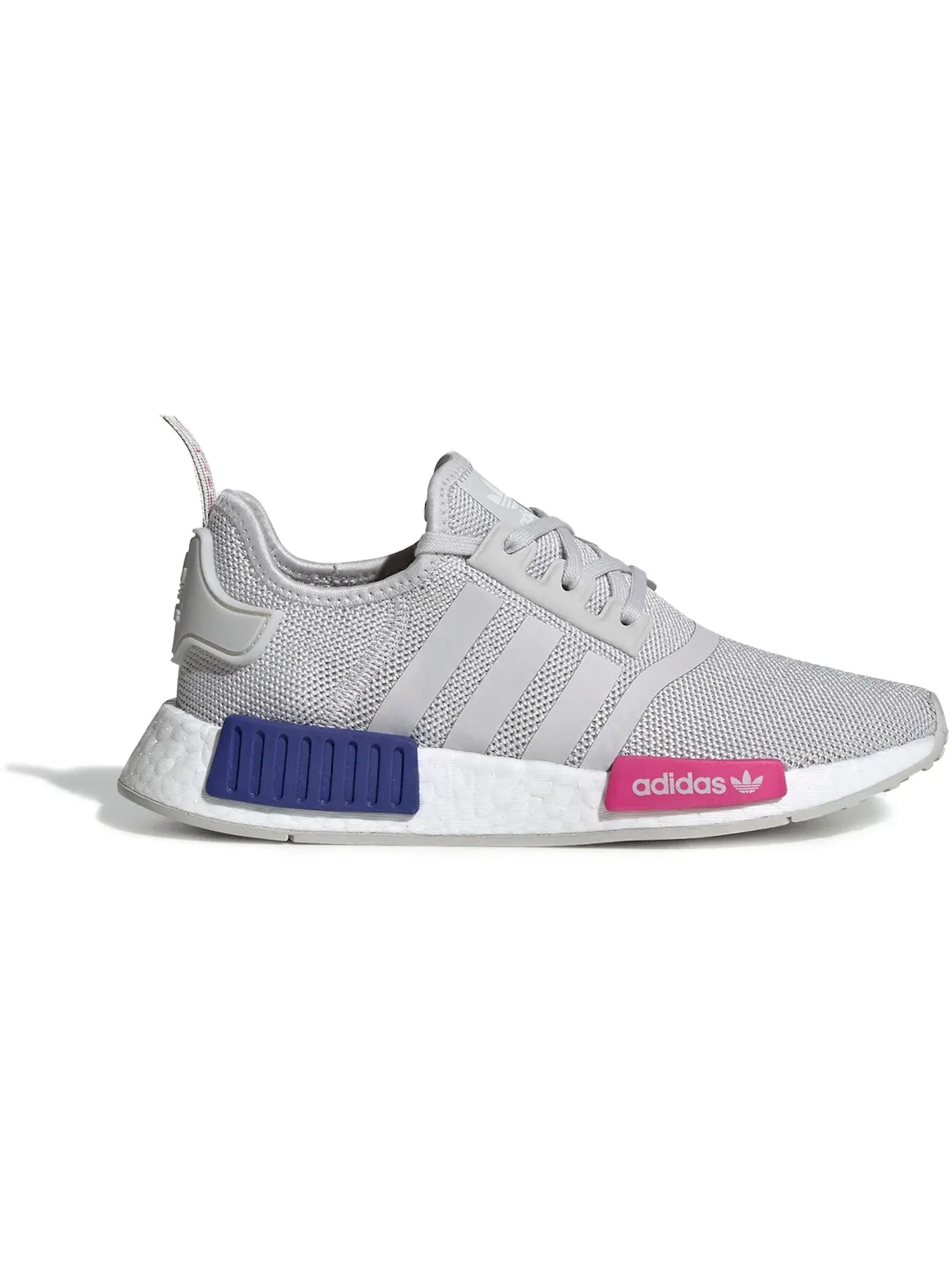 Детские кроссовки Lifestyle с технологией Boost Adidas NMD R1 — изображение 1 из 1, серый серый розовый