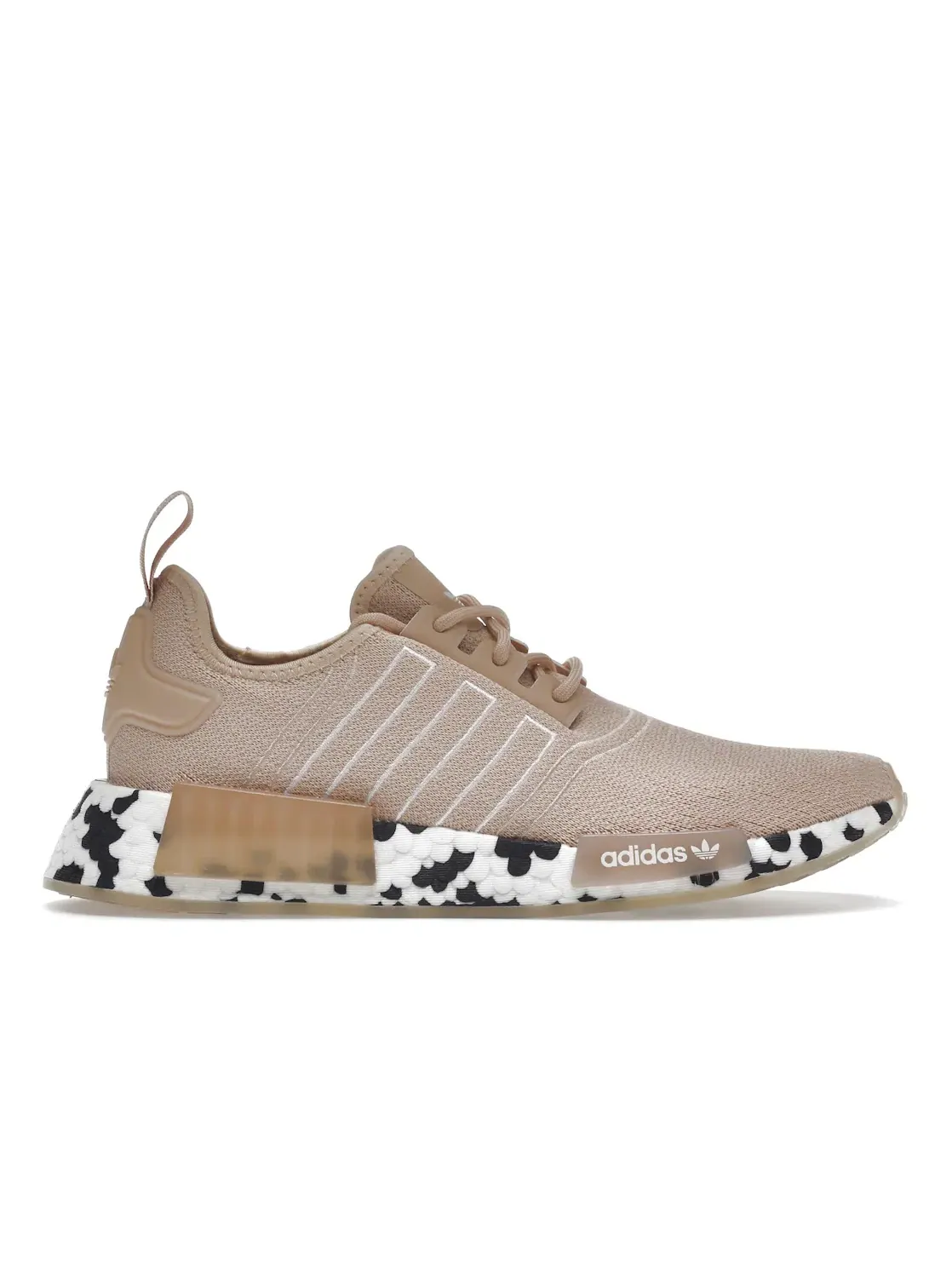Женские кроссовки Lifestyle Halo Blush Spotted Adidas — изображение 1 из 4, белый/черный