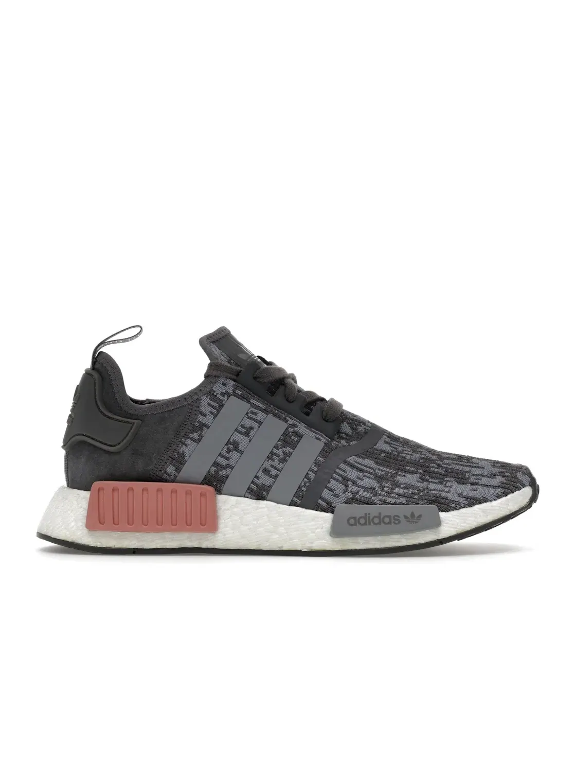 Женские кроссовки Lifestyle с принтом Adidas NMD R1 — изображение 1 из 4, серый/серый/розовый