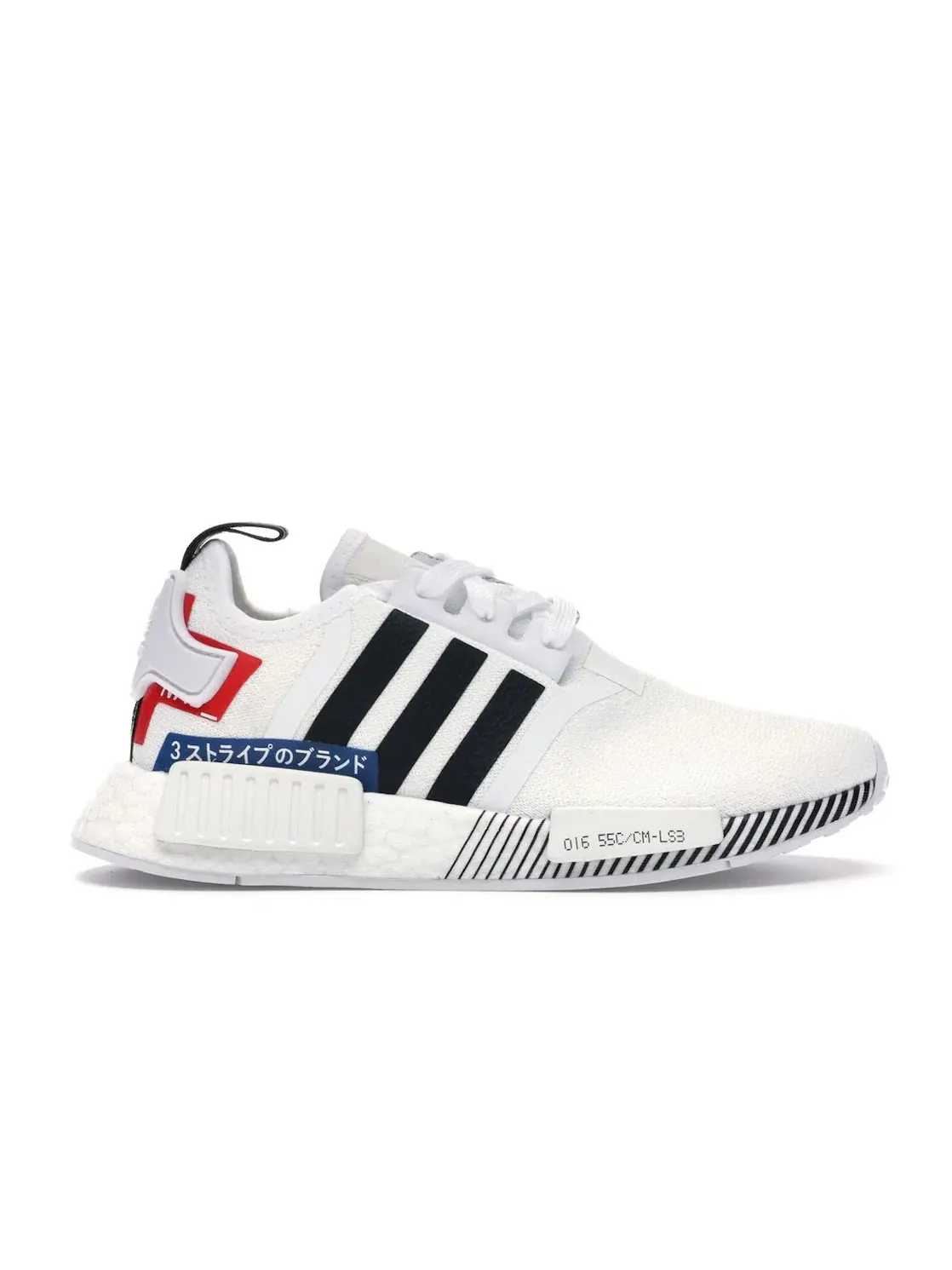 Детские кроссовки Lifestyle с принтом Adidas NMD R1 — изображение 1 из 4, белый/черный/синий