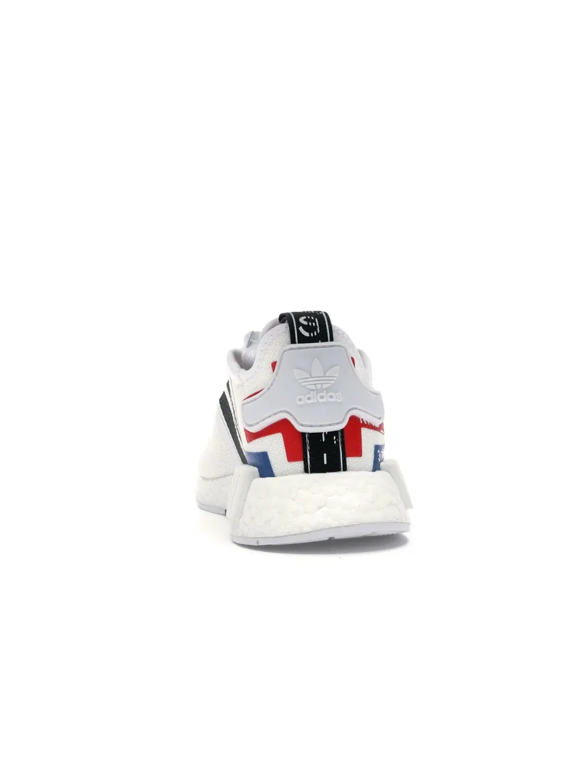Детские кроссовки Lifestyle с принтом Adidas NMD R1 — изображение 4 из 4, белый/черный/синий