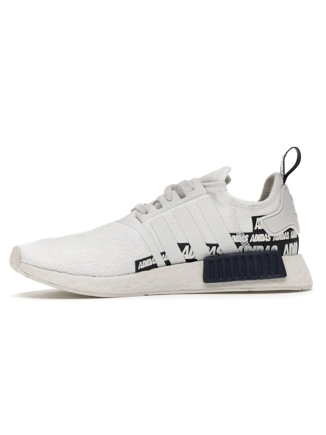 Мужские кроссовки lifestyle Adidas NMD R1 — изображение 3 из 4, белый/белый/темно-синий