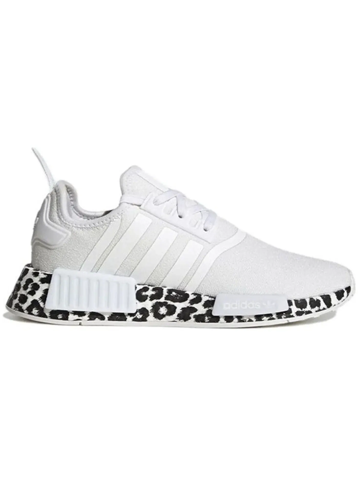 Женские кроссовки с принтом Adidas NMD R1 — изображение 1 из 1, белый/белый/черный
