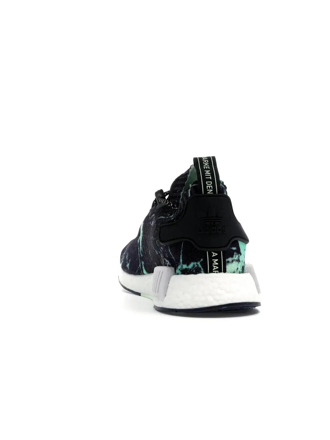 Мужские кроссовки Lifestyle с принтом Adidas NMD R1 — изображение 4 из 4, черный/белый/зеленый