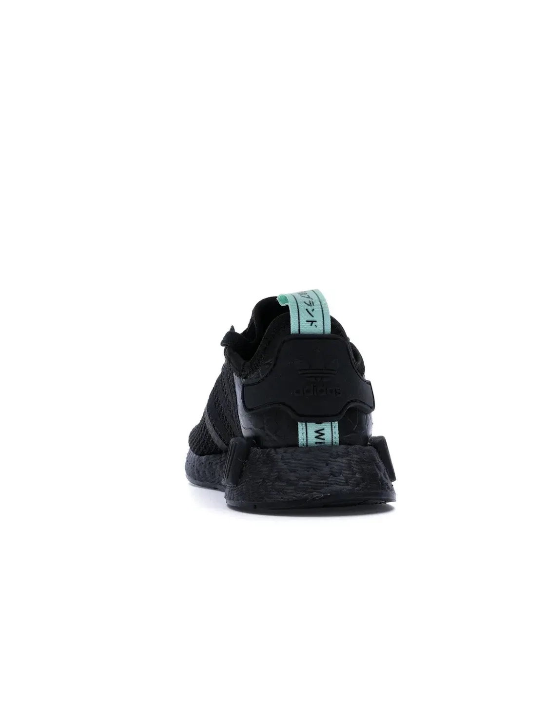 Женские кроссовки с технологией Boost Adidas NMD R1 — изображение 4 из 4, черный/черный/прозрачный