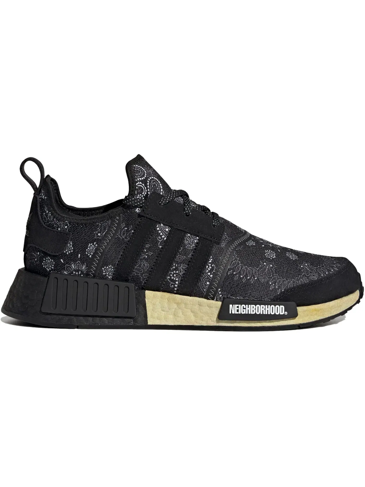 Мужские кроссовки для активного отдыха Adidas NMD R1 — изображение 1 из 2, черный/черный/белый