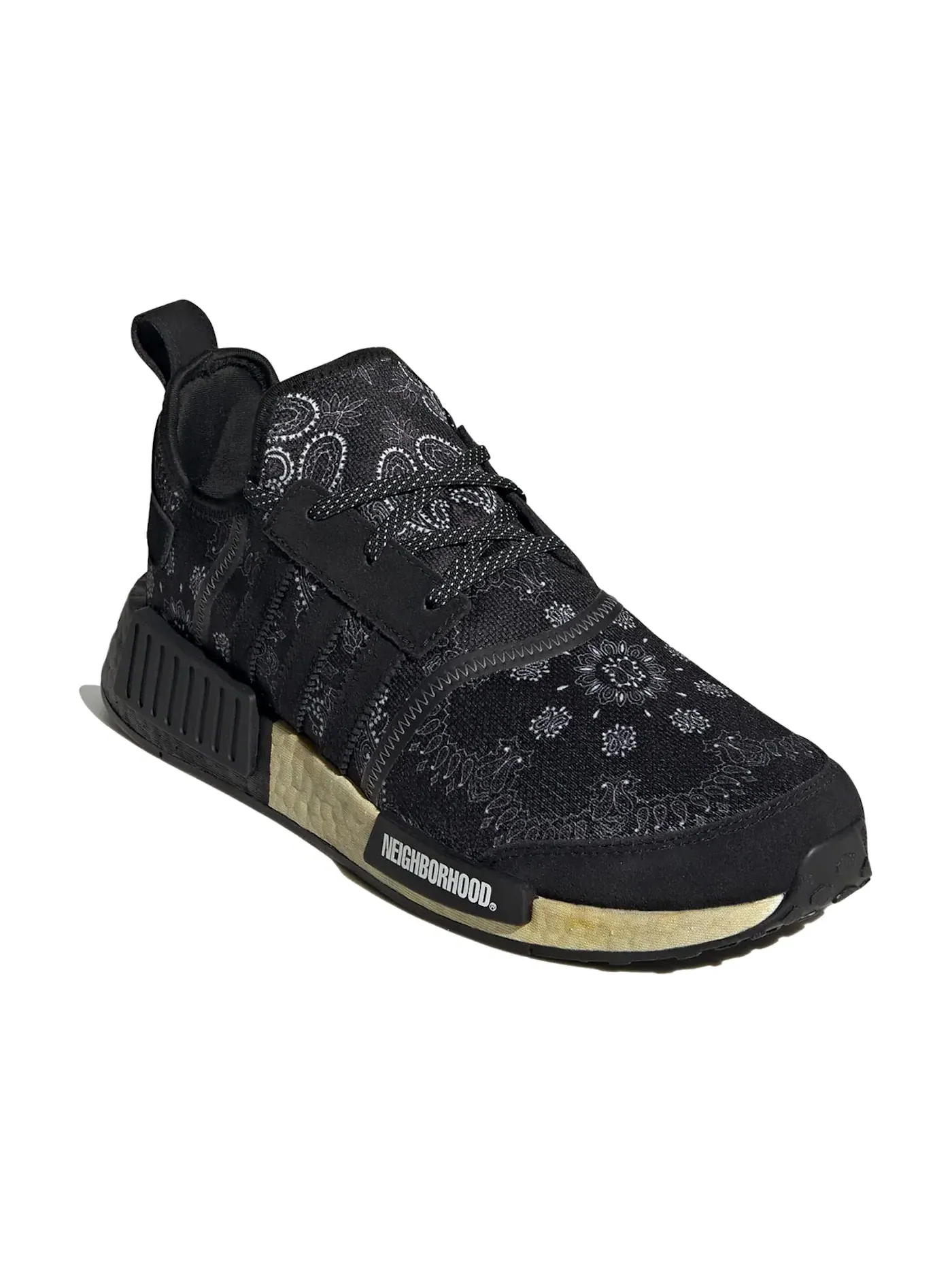 Мужские кроссовки для активного отдыха Adidas NMD R1 — изображение 2 из 2, черный/черный/белый